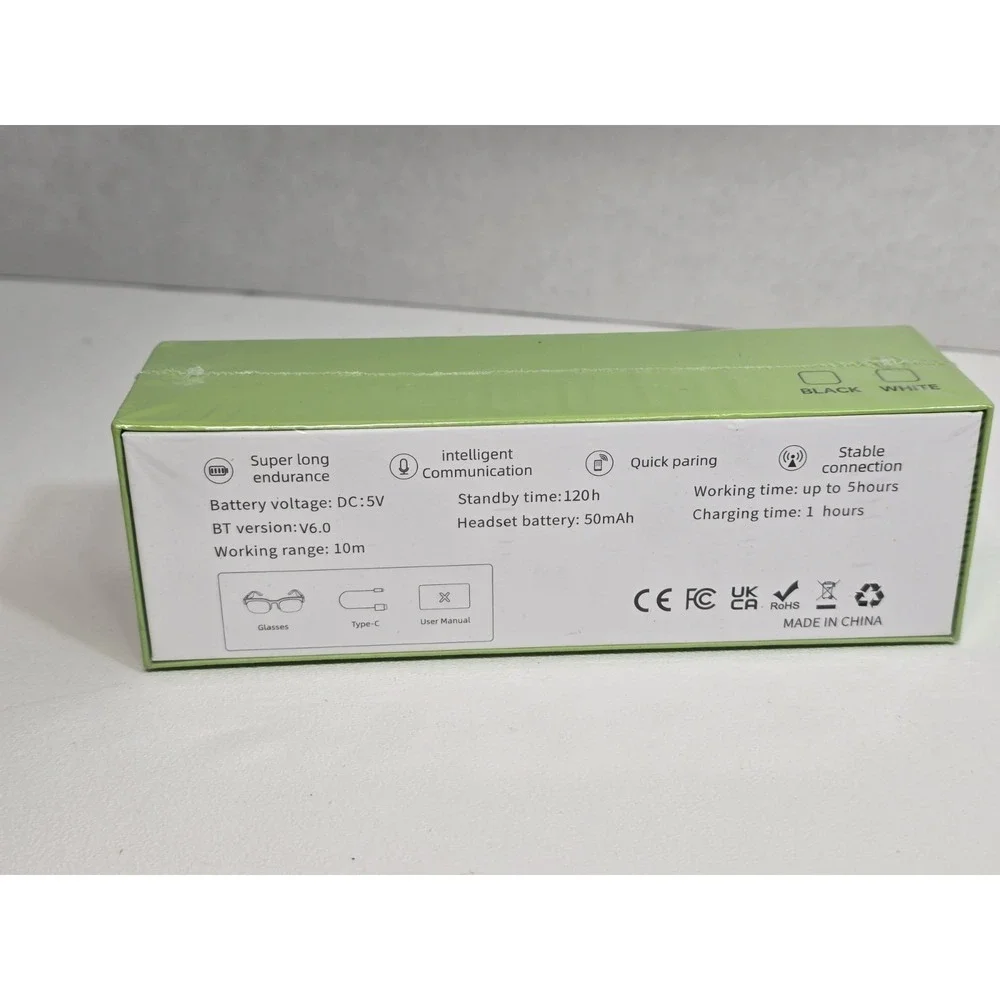 XG89 Ai Wireless Smart Glasses Headphones Bluetooth Connectivity